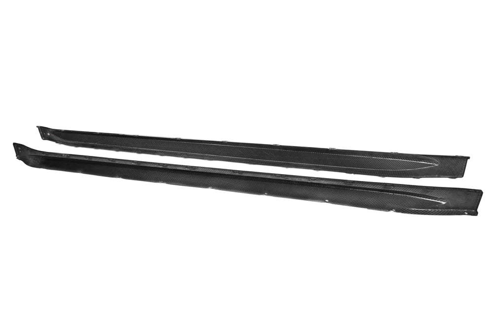 OEM STYLE PRE PREGGED DRY CARBON SIDE SKIRTS FOR BMW M3 G80 G81 2020+ - iilumolab
