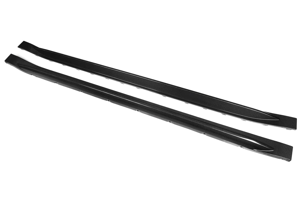 OEM STYLE PRE PREGGED DRY CARBON SIDE SKIRTS FOR BMW M3 G80 G81 2020+ - iilumolab