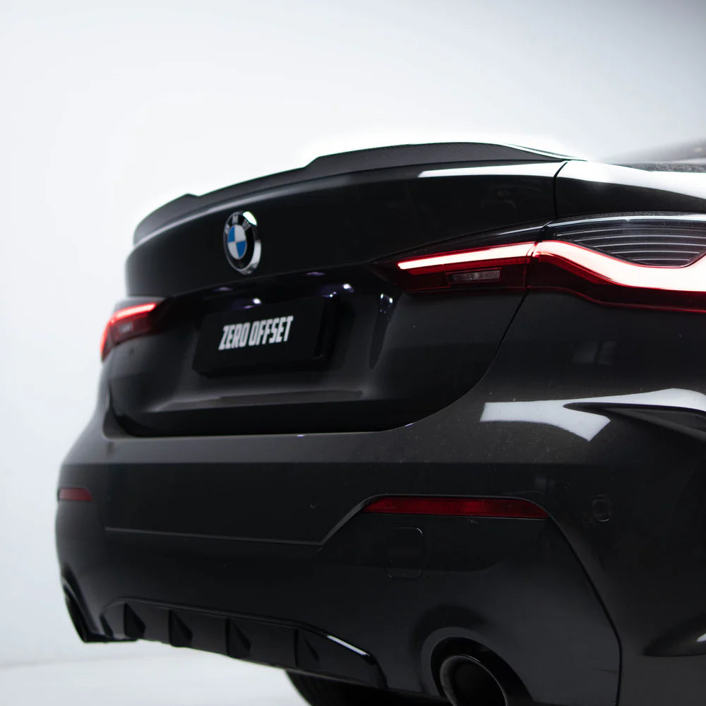 M Performance Style Pre Pregged Dry Carbon Fiber Spoiler for BMW 4 Series Coupe G22 / M4 G82 21+ - iilumolab