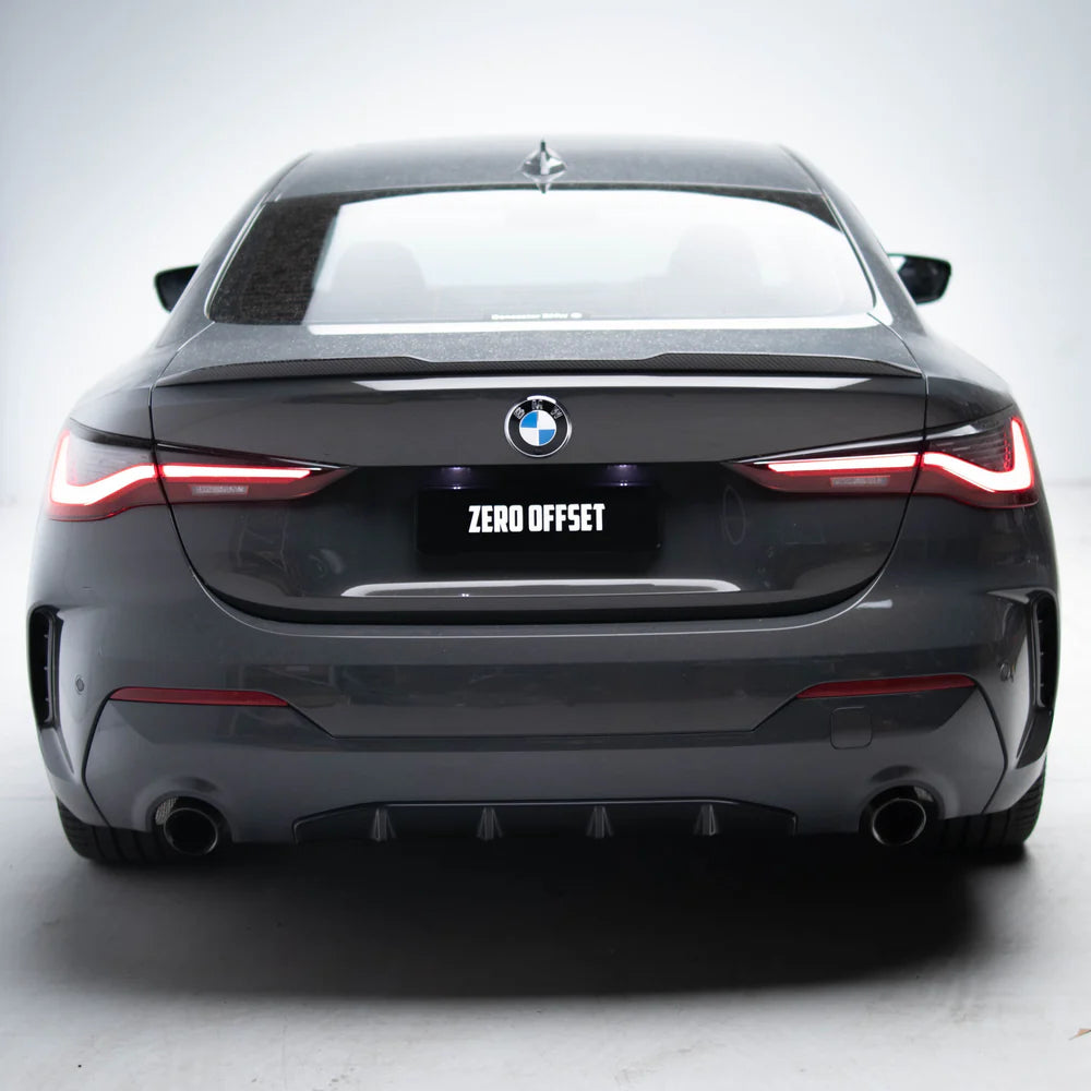 M Performance Style Pre Pregged Dry Carbon Fiber Spoiler for BMW 4 Series Coupe G22 / M4 G82 21+ - iilumolab
