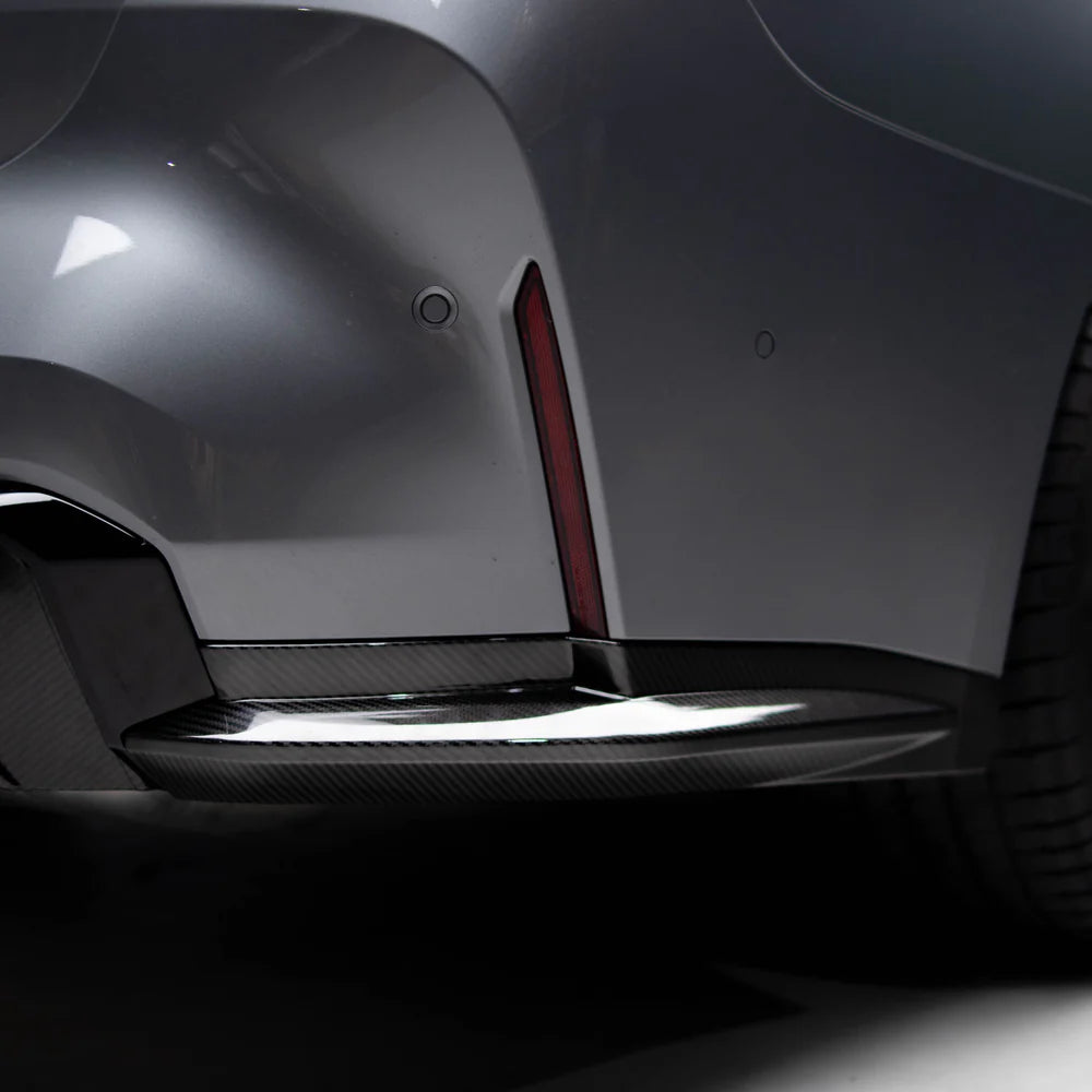 OEM Style Pre Pregged Dry Carbon Rear Winglets for BMW M4 G82 G83 20+ - iilumolab