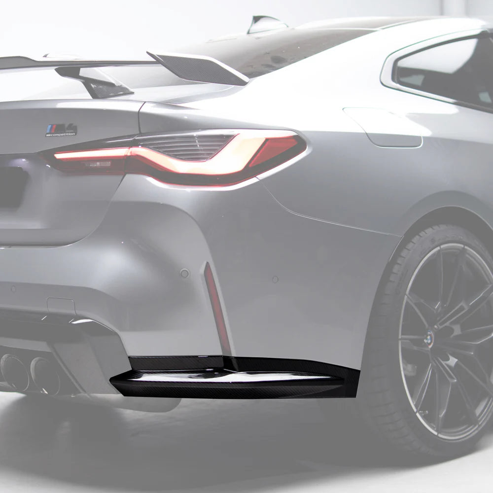 OEM Style Pre Pregged Dry Carbon Rear Winglets for BMW M4 G82 G83 20+ - iilumolab