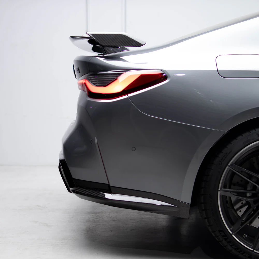 OEM Style Pre Pregged Dry Carbon Rear Winglets for BMW M4 G82 G83 20+ - iilumolab