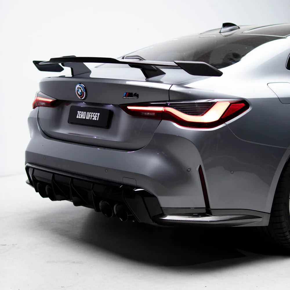OEM Style Pre Pregged Dry Carbon Rear Winglets for BMW M4 G82 G83 20+ - iilumolab