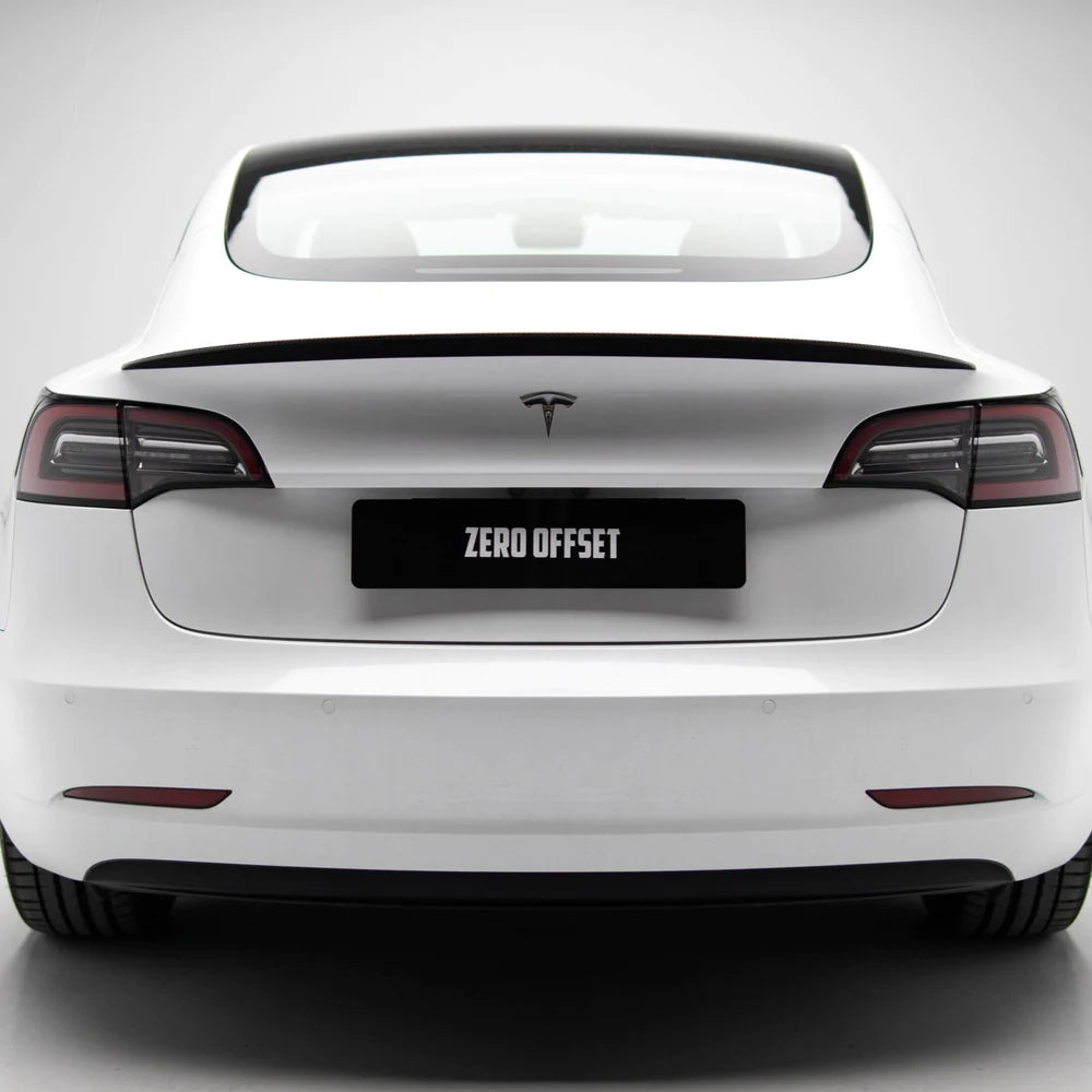 Performance Style Rear Spoiler (Carbon Fibre) - Tesla Model 3 19+ - iilumolab