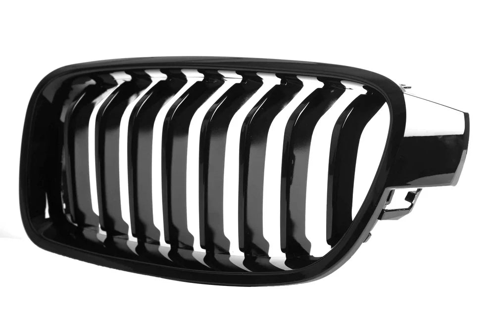 M Performance Gloss Black Grill (Single Slat) For BMW 3 Series F30 F31 12-18 - iilumolab