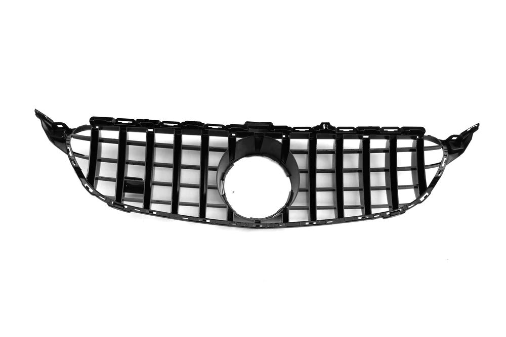 AMG Panamericana Style Grille for Mercedes C Class (AMG Line) C205/W205 19-22 - Black - iilumolab