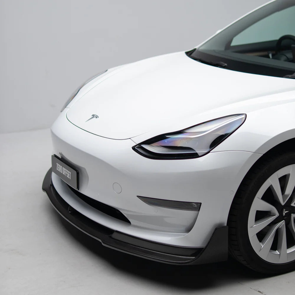 Vorsteiner Style Front Lip (Carbon Fibre) for Tesla Model 3 19+
