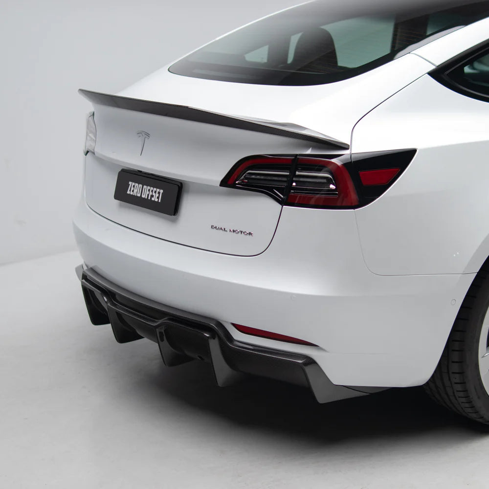 Vorsteiner Style Rear Spoiler (Carbon Fibre) for Tesla Model 3 19+ - iilumolab