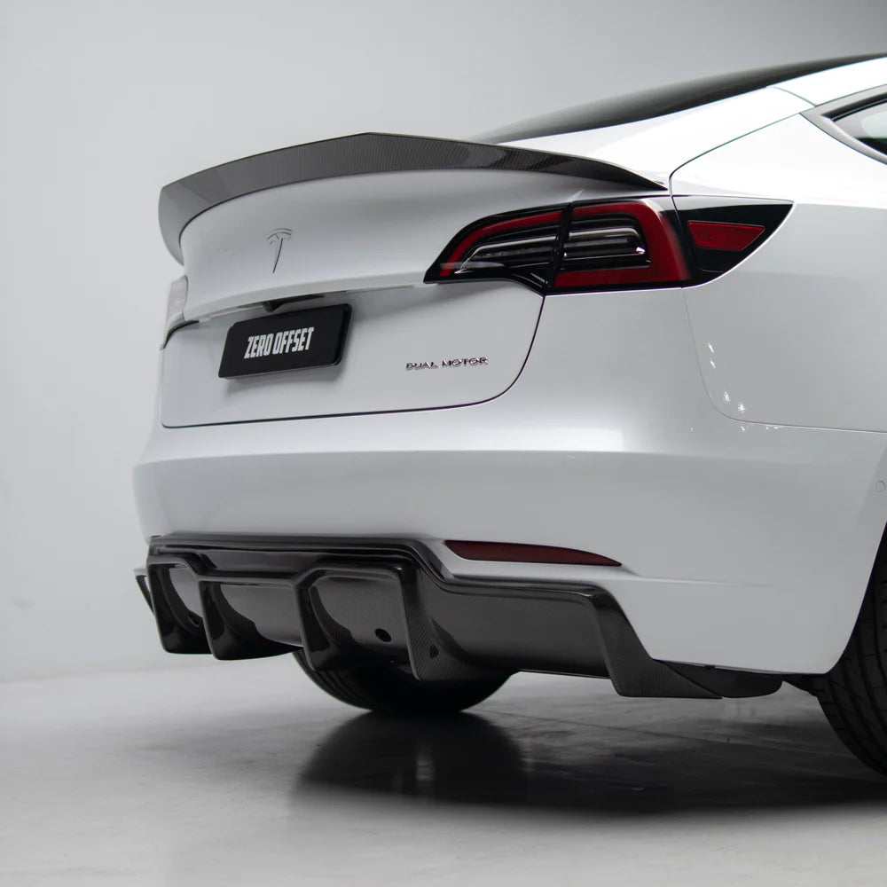 Vorsteiner Style Rear Spoiler (Carbon Fibre) for Tesla Model 3 19+ - iilumolab