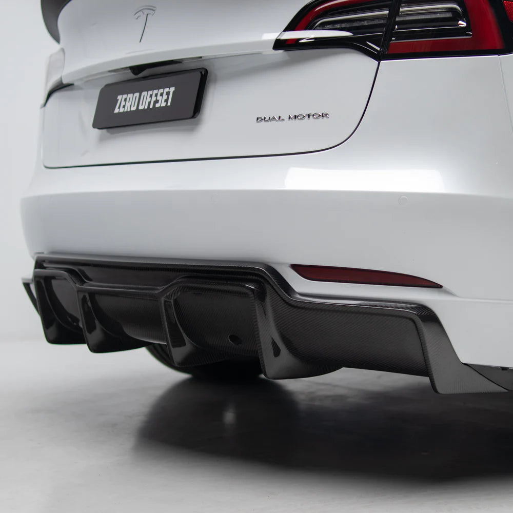Vorsteiner Style Rear Diffuser (Carbon Fibre) for Tesla Model 3 19+