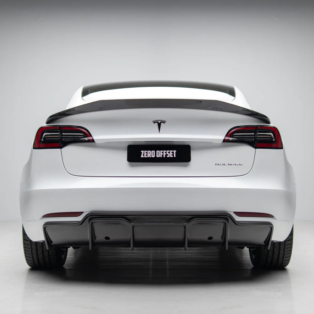 Vorsteiner Style Rear Spoiler (Carbon Fibre) for Tesla Model 3 19+ - iilumolab