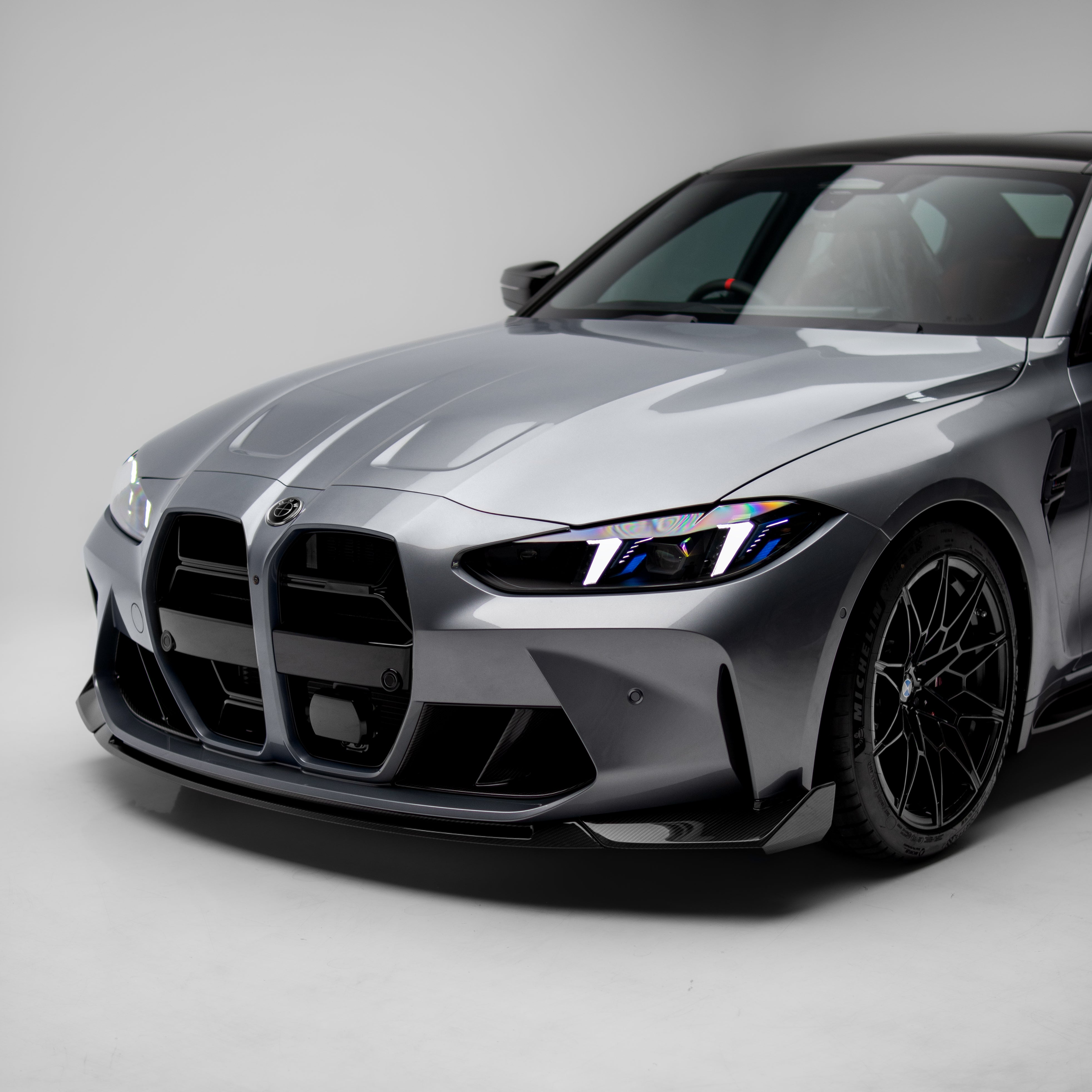 CSL Style Pre Pregged Dry Carbon Grille for BMW M3 G80 G81 / M4 G82 G83 with ACC 2020+