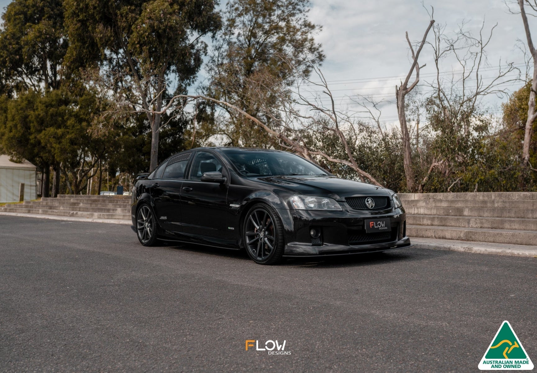 Flow Designs VE Commodore S1 Sedan Front Lip Splitter - iilumolab