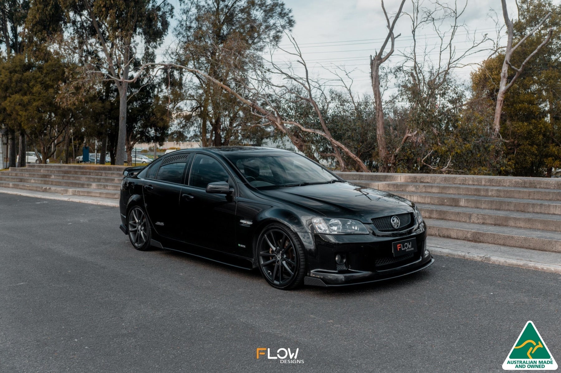 Flow Designs VE Commodore S1 Sedan Side Skirt Splitters (Pair)