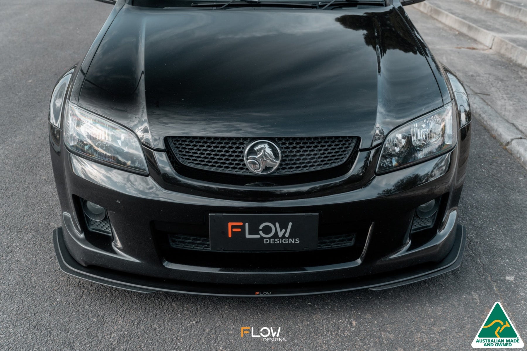 Flow Designs VE Commodore S1 Sedan Front Lip Splitter - iilumolab