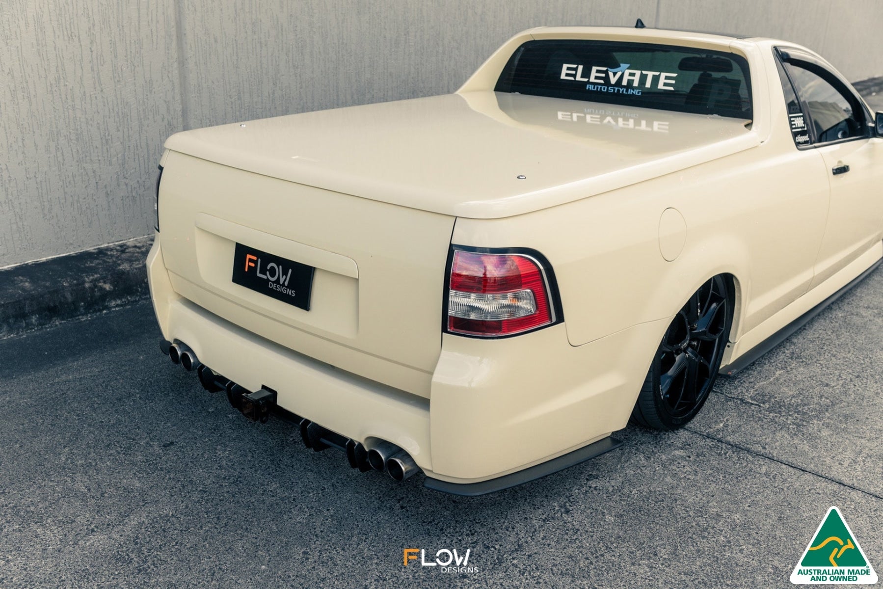 Flow Designs VE Commodore Ute Flow-Lock Rear Diffuser - iilumolab