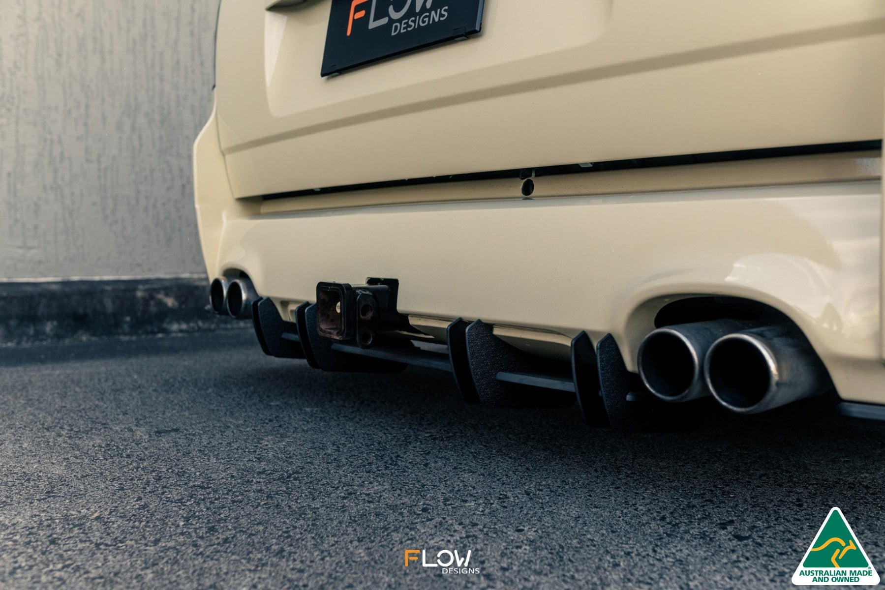 Flow Designs VE Commodore Ute Flow-Lock Rear Diffuser - iilumolab