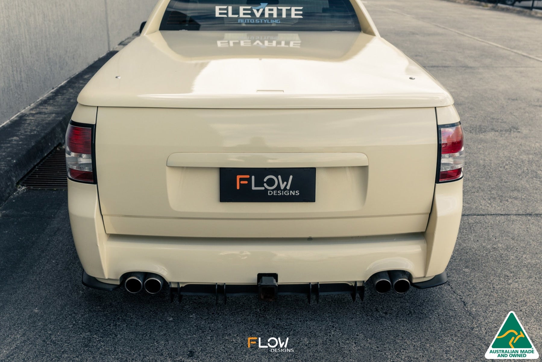 Flow Designs VE Commodore Ute Flow-Lock Rear Diffuser - iilumolab
