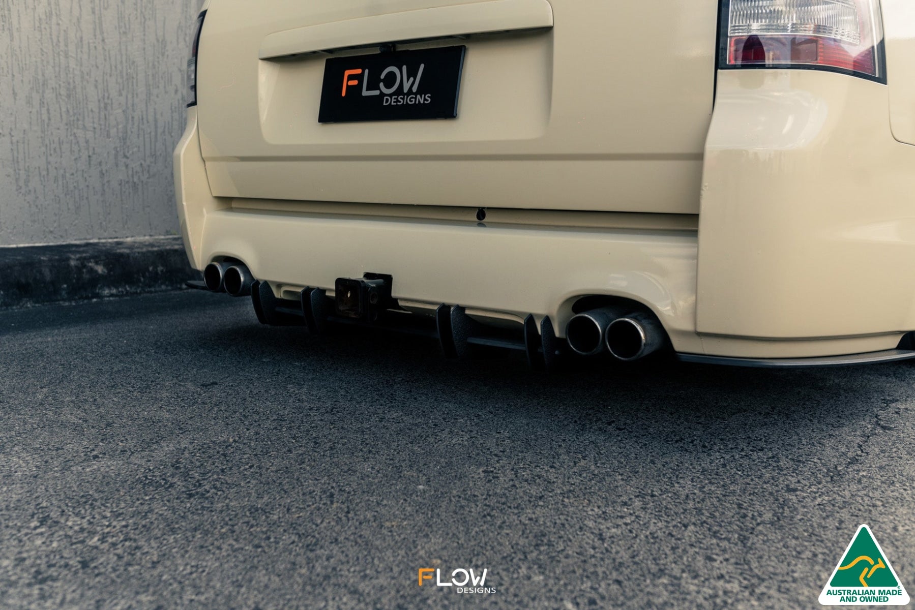 Flow Designs VE Commodore Ute Flow-Lock Rear Diffuser - iilumolab