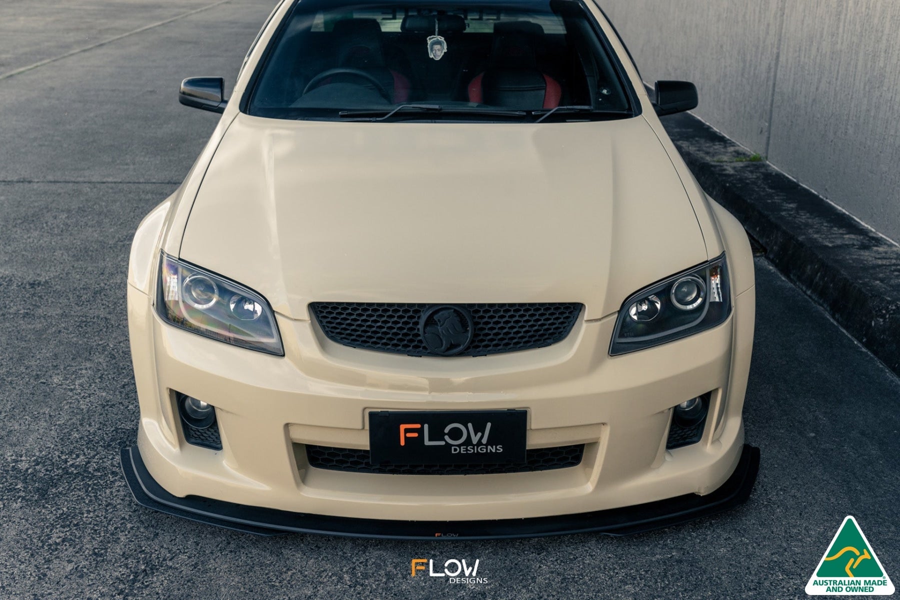 Flow Designs VE Commodore Ute Front Lip Splitter Extensions (Pair) - iilumolab