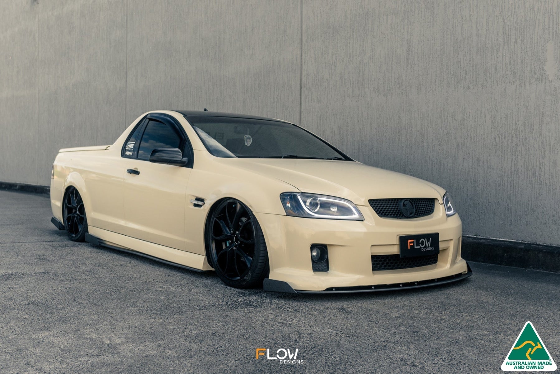 Flow Designs VE Commodore Ute Front Lip Splitter - iilumolab