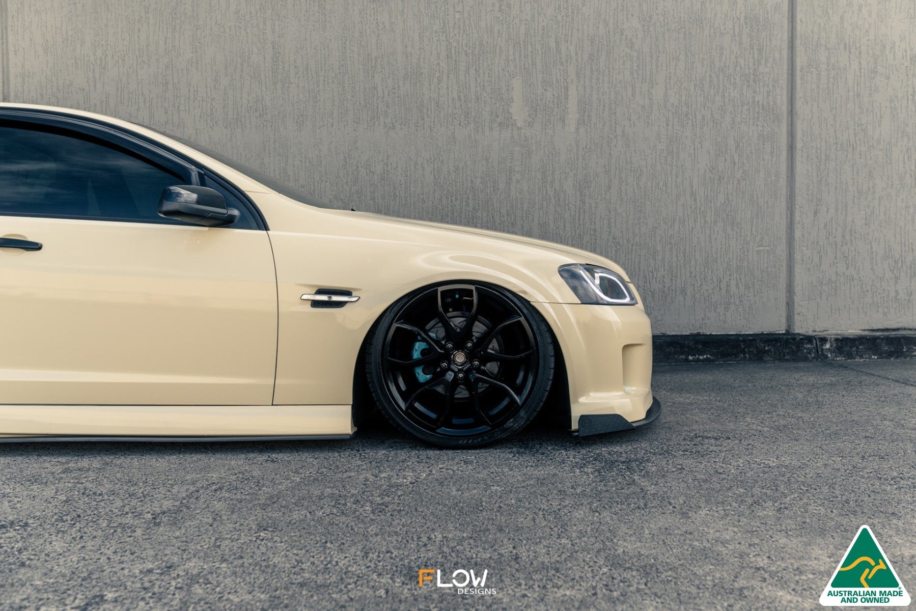 Flow Designs VE Commodore Ute Front Lip Splitter Winglets (Pair) - iilumolab