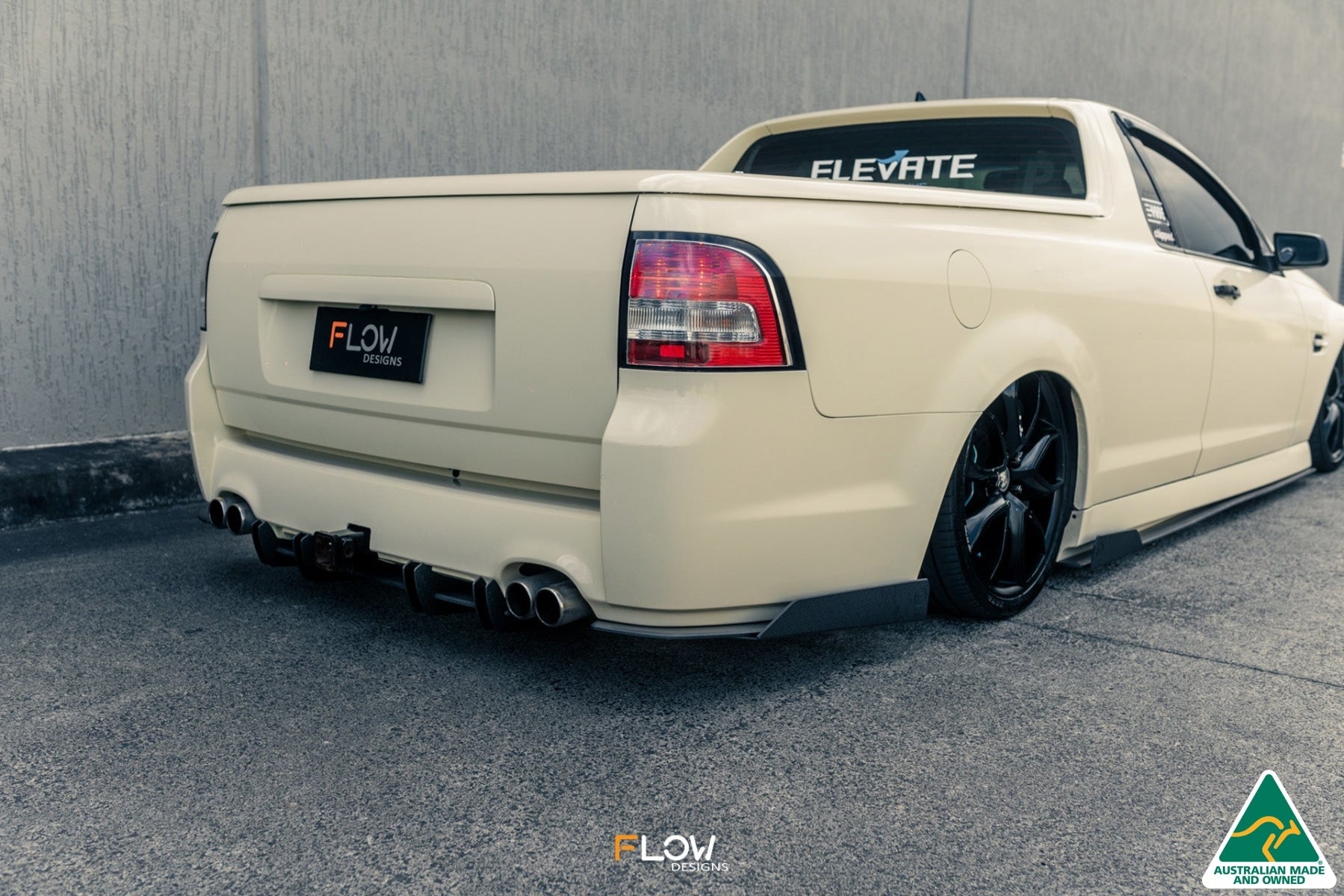 Flow Designs VE Commodore Ute Flow-Lock Rear Diffuser - iilumolab