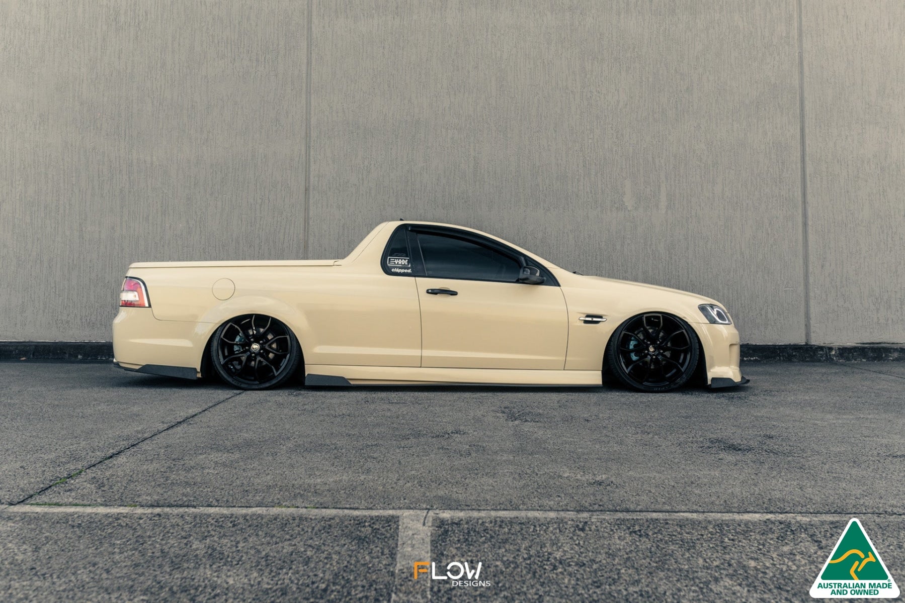 Flow Designs VE Commodore Ute Side Skirt Splitter Winglets (Pair) - iilumolab