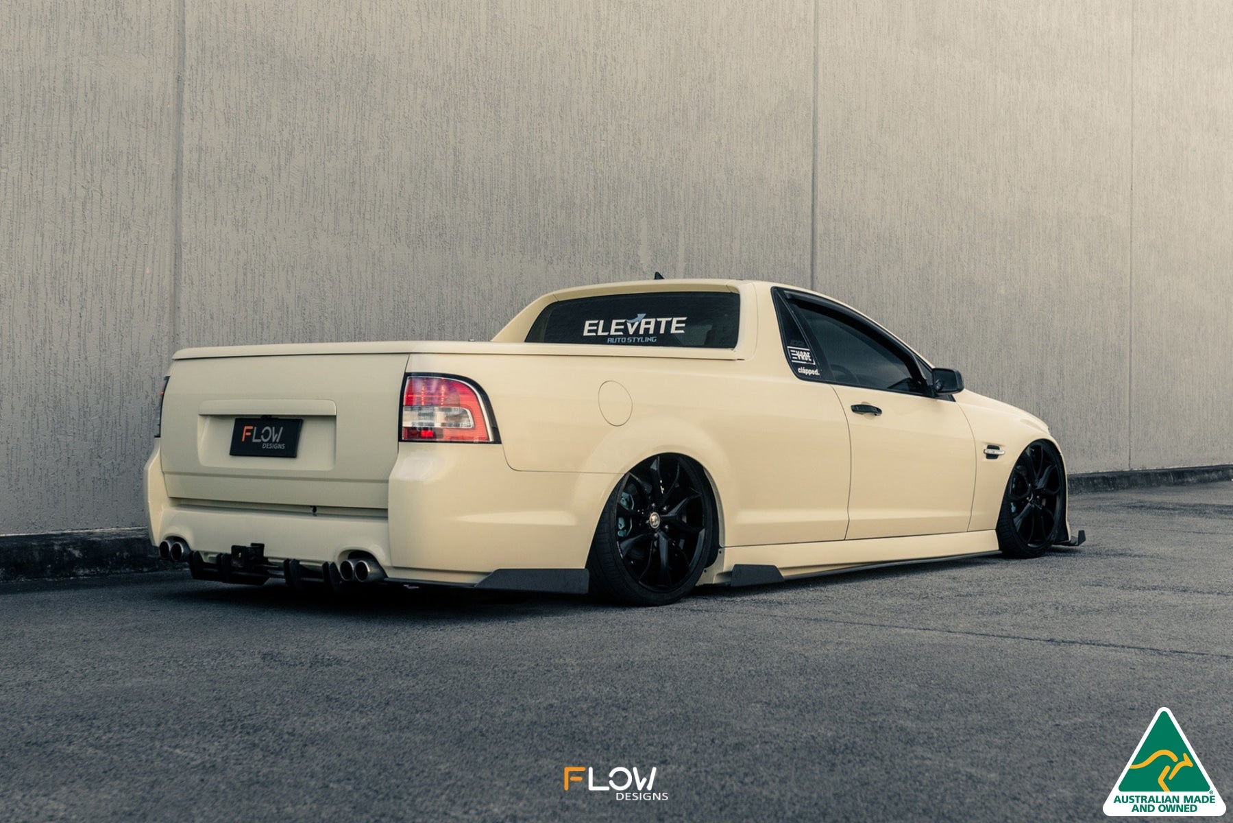 Flow Designs VE Commodore Ute Rear Spat Winglets (Pair) - iilumolab