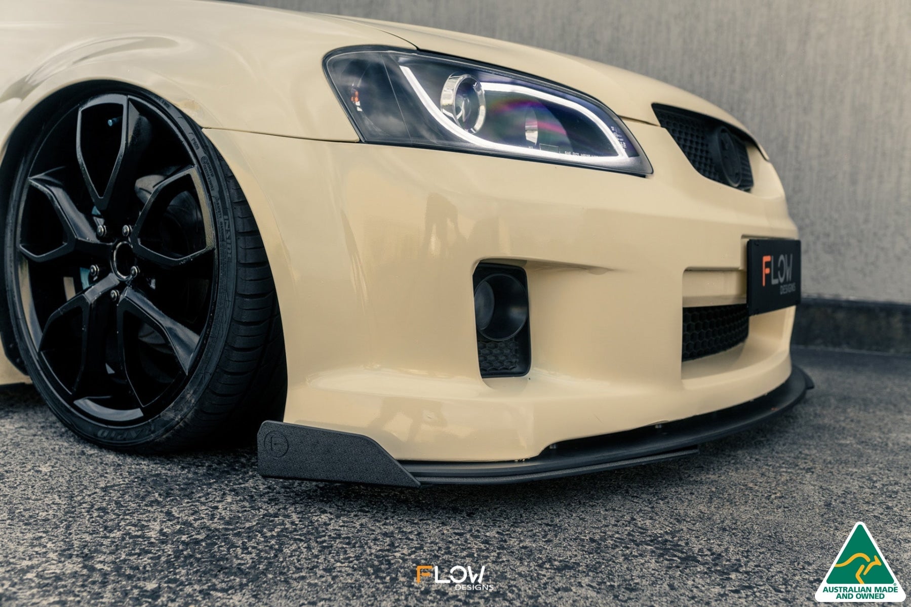 Flow Designs VE Commodore Ute Front Lip Splitter - iilumolab