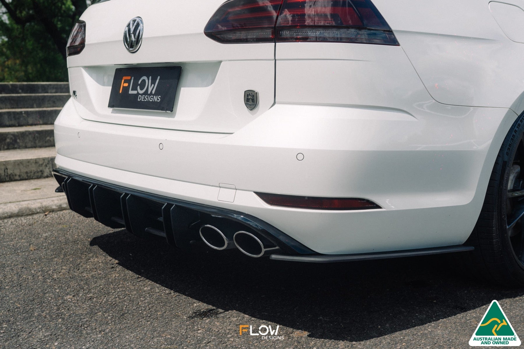 Flow Designs MK7.5 Golf R Wagon Rear Spats (Pair) - iilumolab