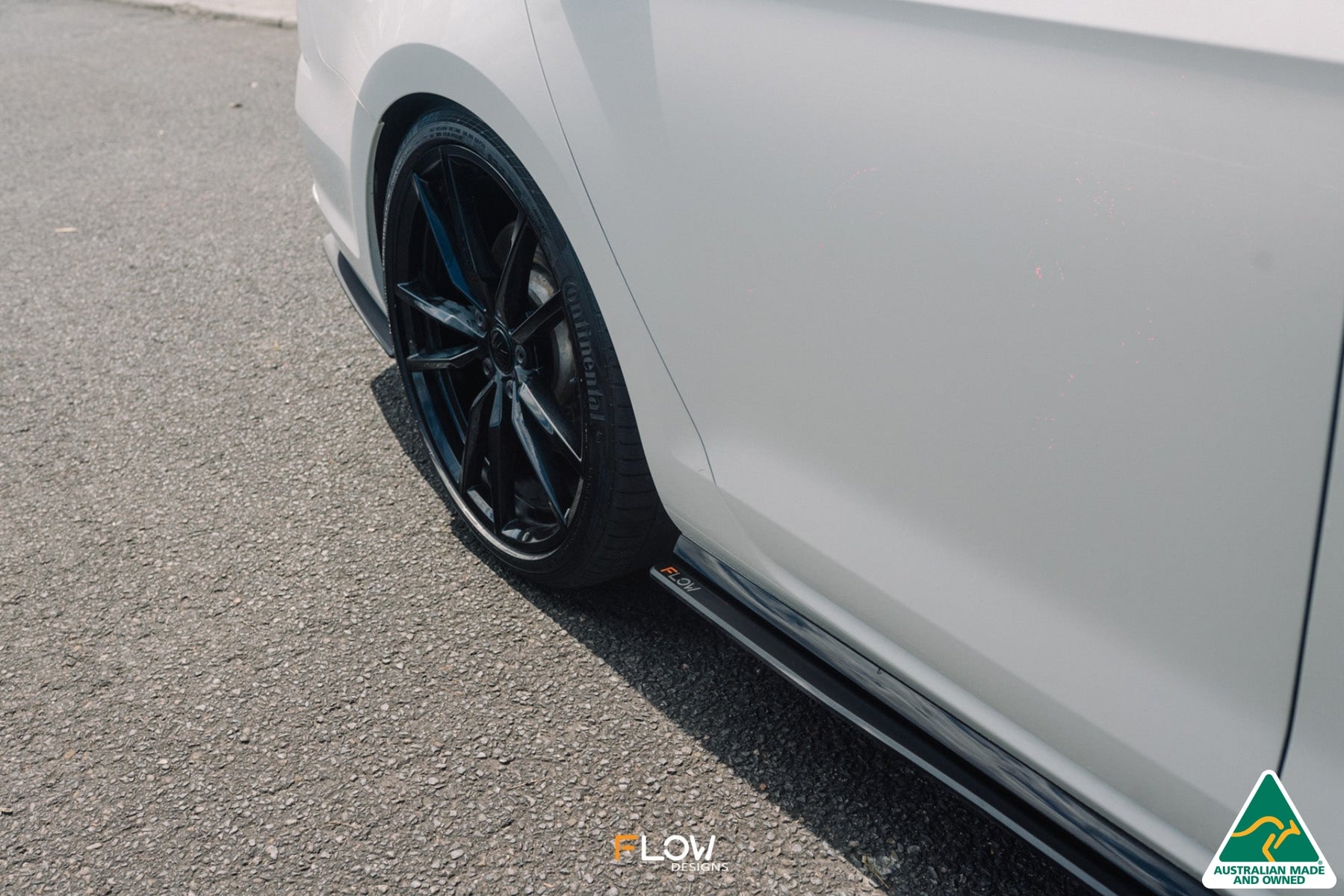 Flow Designs MK7.5 Golf R Wagon Side Skirt Splitters (Pair) - iilumolab