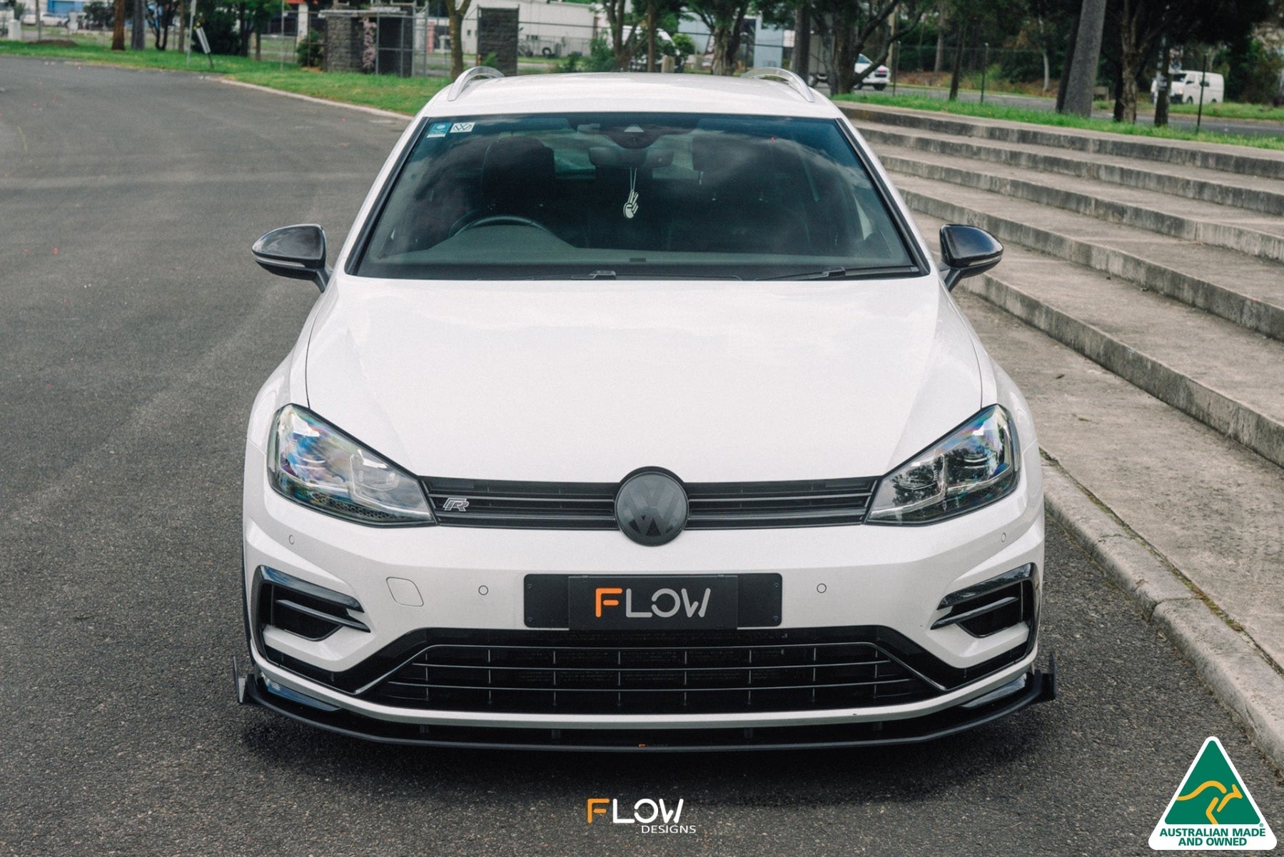 Flow Designs MK7.5 Golf R Wagon Front Lip Splitter Winglets (Pair) - iilumolab