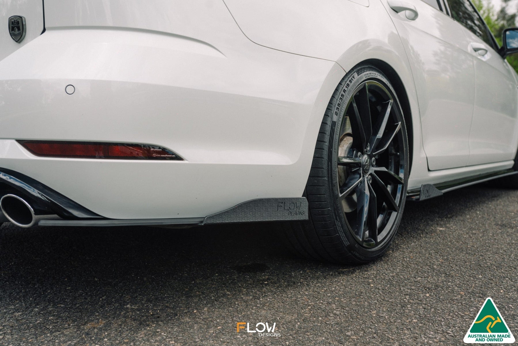 Flow Designs MK7.5 Golf R Wagon Rear Spat Winglets (Pair) - iilumolab