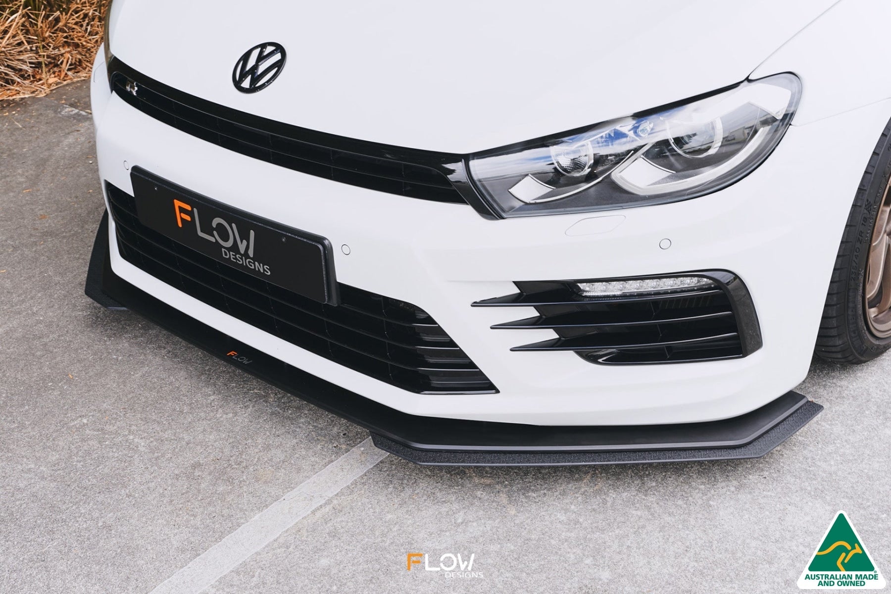 Flow Designs Scirocco R FL V3 Front Lip Splitter - iilumolab