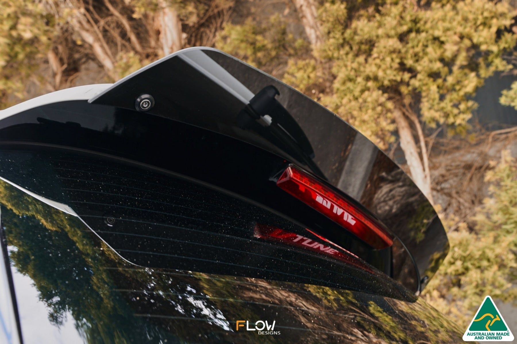 Flow Designs Scirocco R FL V3 Rear Spoiler Extension - iilumolab