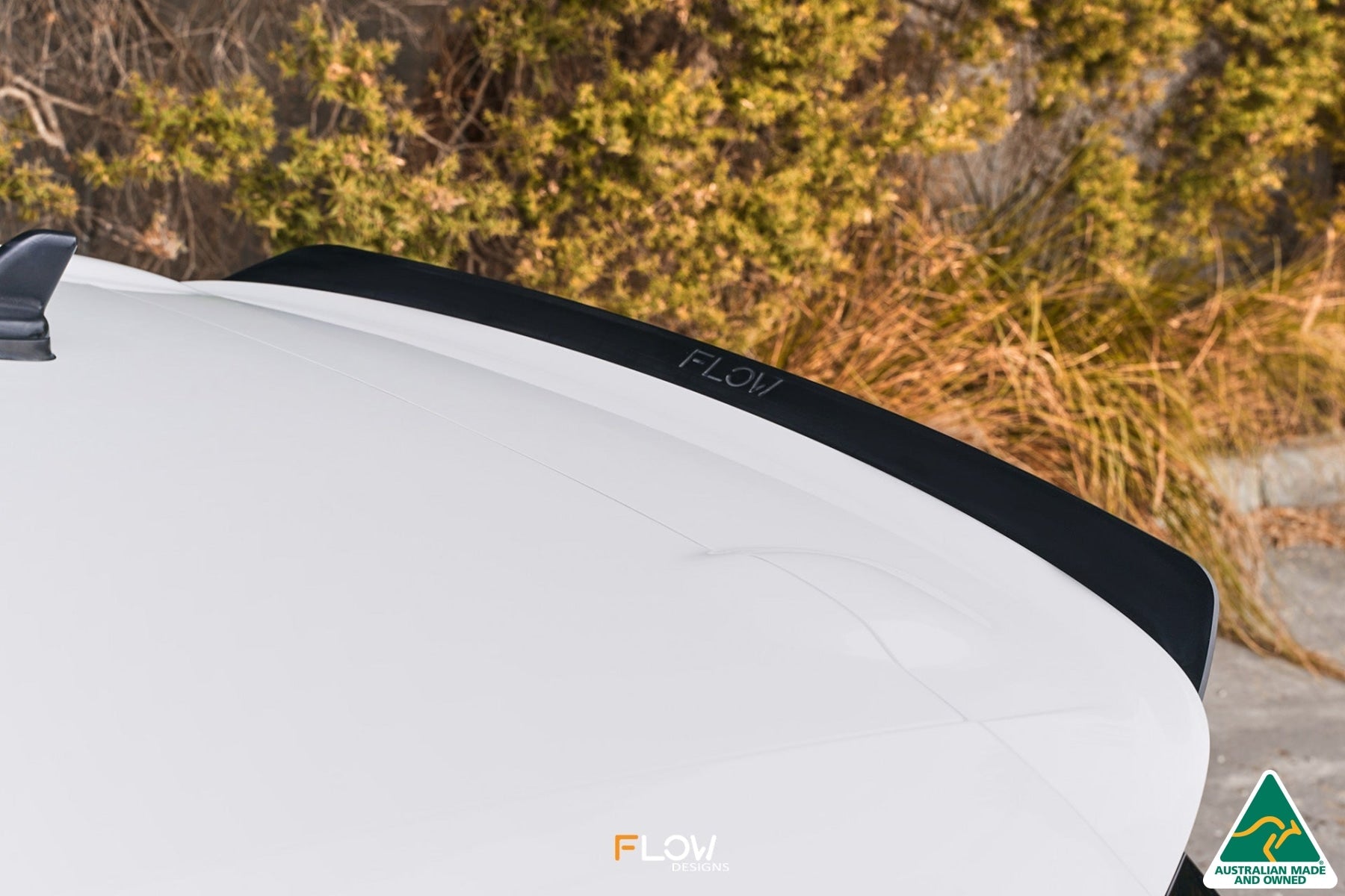 Flow Designs Scirocco R FL V3 Rear Spoiler Extension - iilumolab