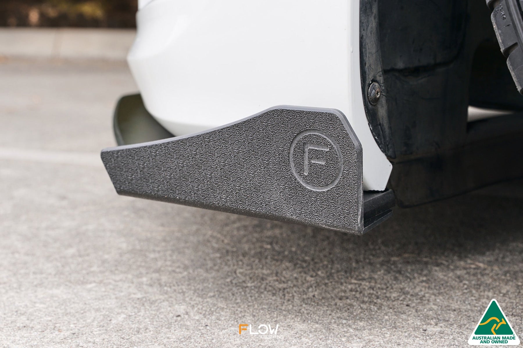 Flow Designs Scirocco R FL V3 Front Lip Splitter Winglets (Pair) - iilumolab