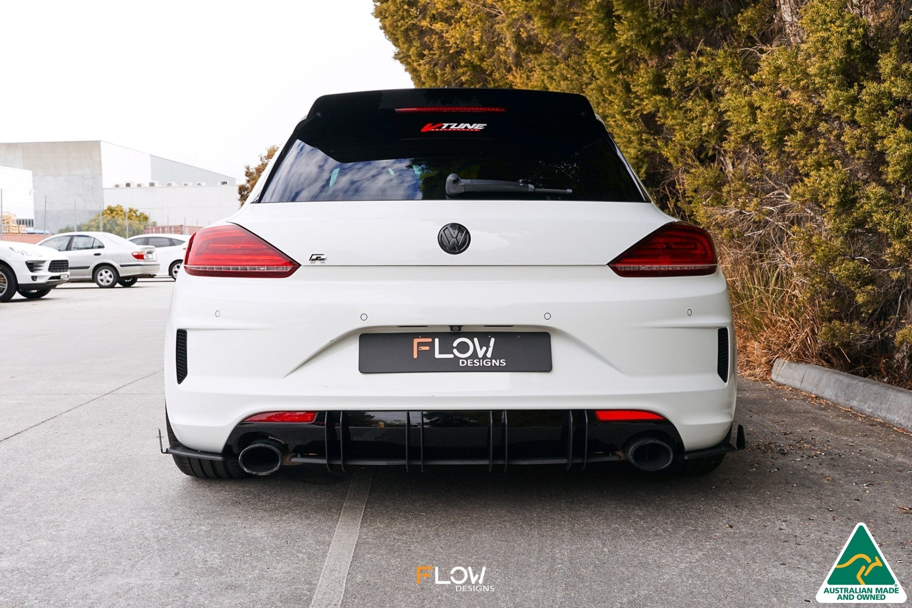 Flow Designs Scirocco R FL V3 Flow-Lock Rear Diffuser - iilumolab