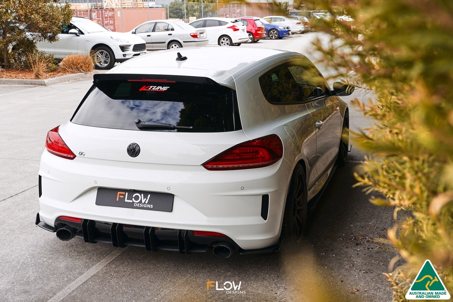 Flow Designs Scirocco R FL V3 Rear Spats (Pair) - iilumolab