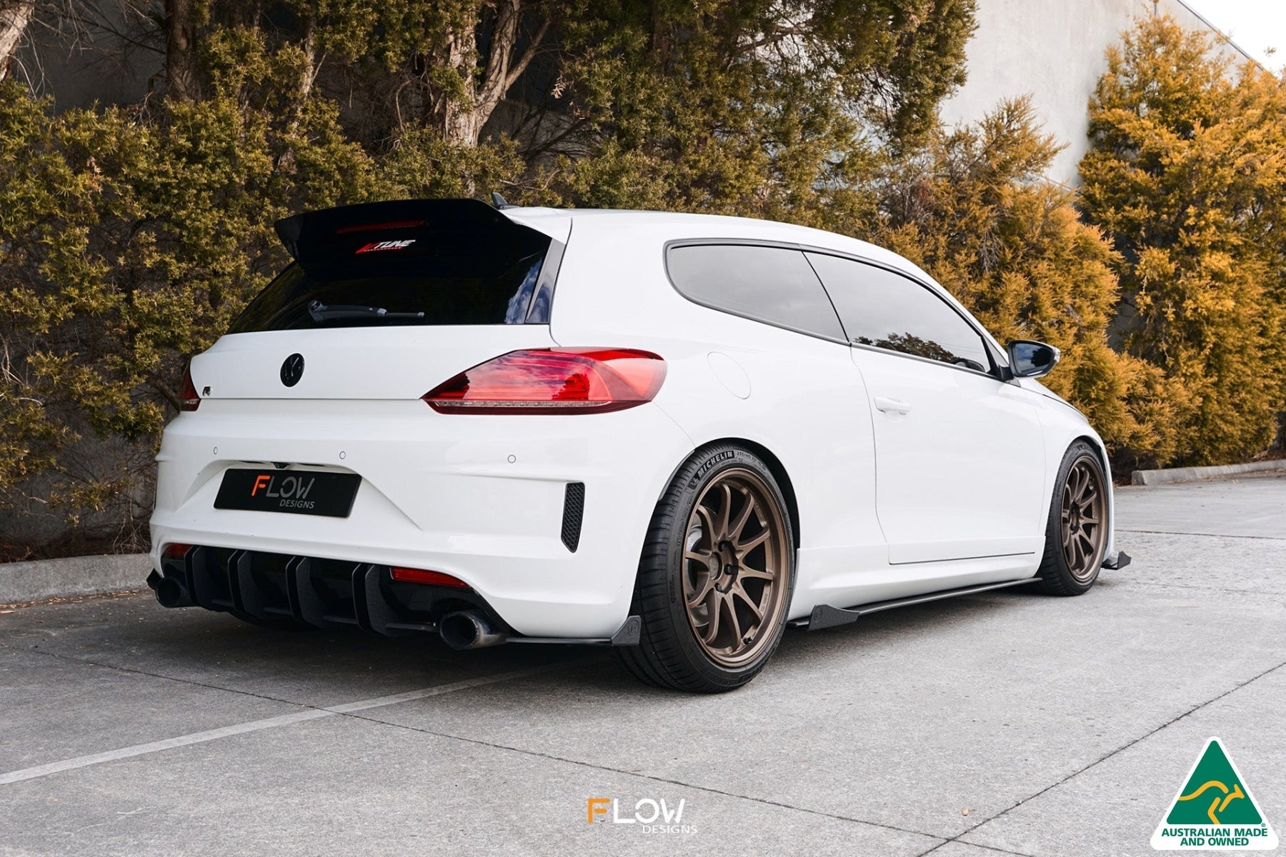 Flow Designs Scirocco R FL V3 Side Skirt Splitters (Pair)
