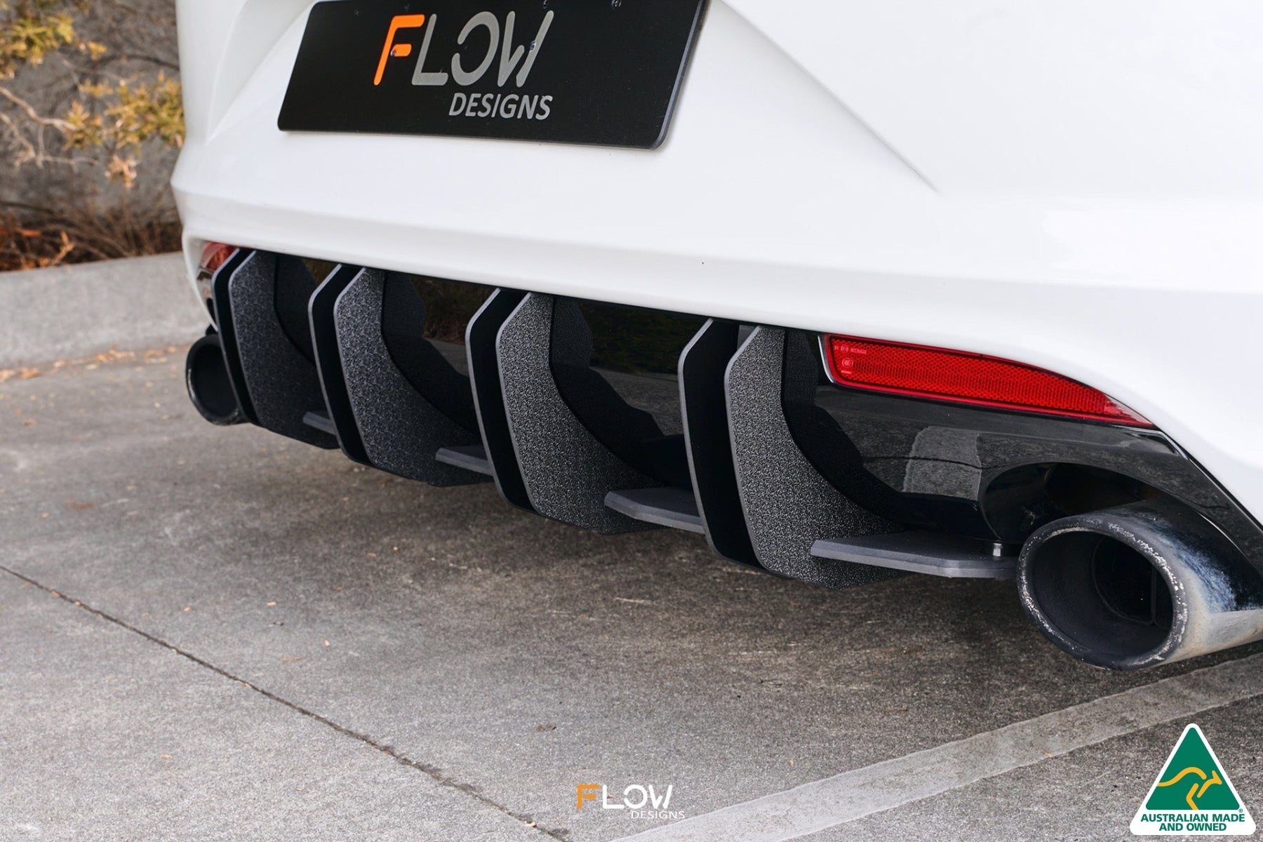 Flow Designs Scirocco R FL V3 Flow-Lock Rear Diffuser - iilumolab