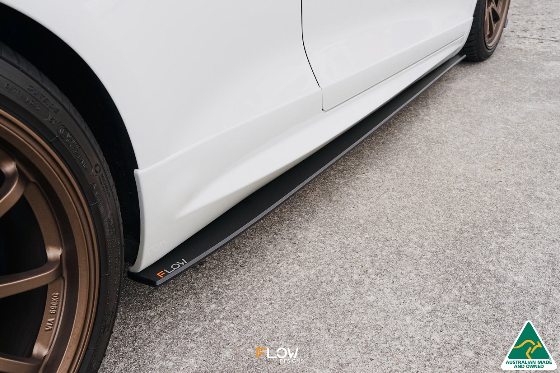 Flow Designs Scirocco R FL V3 Side Skirt Splitters (Pair)