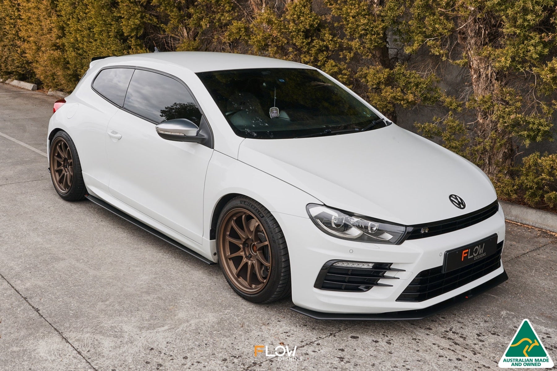 Flow Designs Scirocco R FL V3 Front Lip Splitter - iilumolab