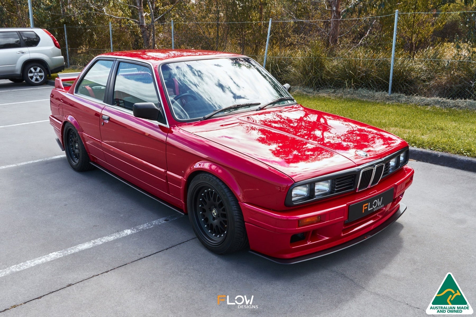 Flow Designs E30 M-Tech 2 Front Lip Splitter - iilumolab