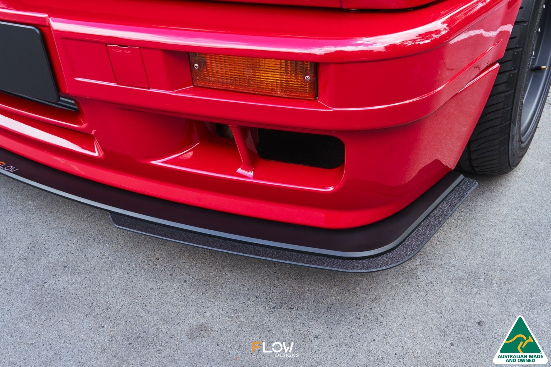 Flow Designs E30 M-Tech 2 Front Lip Splitter Extensions (Pair) - iilumolab