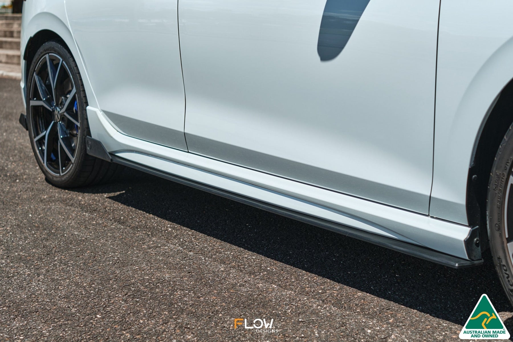 Flow Designs MK8 Golf R Side Skirt Splitter Winglets (Pair) - iilumolab