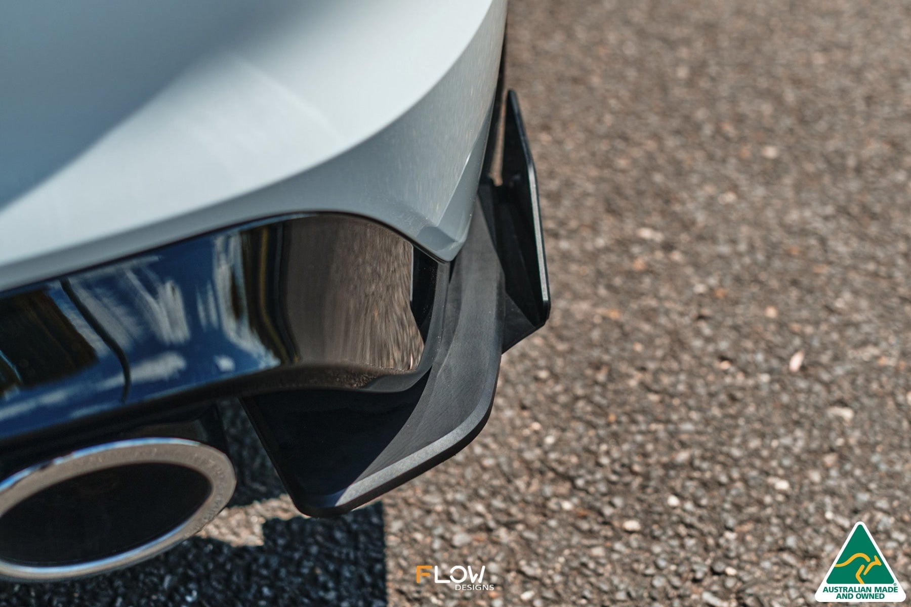 Flow Designs MK8 Golf R Rear Spat Winglets (Pair) - iilumolab