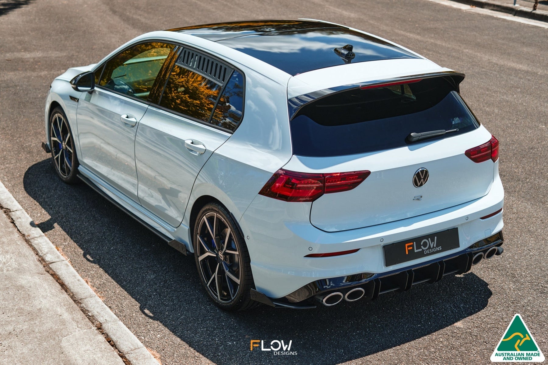Flow Designs MK8 Golf R Side Skirt Splitter Winglets (Pair) - iilumolab